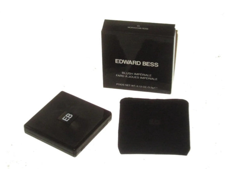 Edward Bess Blush Imperiale Moroccan Rose Mauve Face Powder - Natural Radiance, Compact & Brush Included