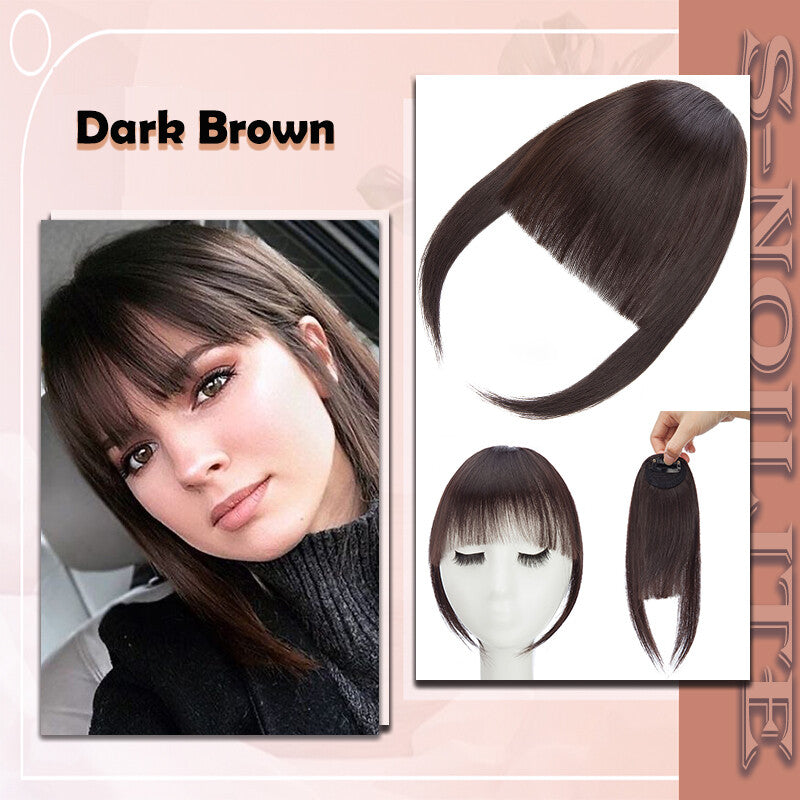 French Style Clip-In Bangs Hair Extensions - 11 Inches Natural Look