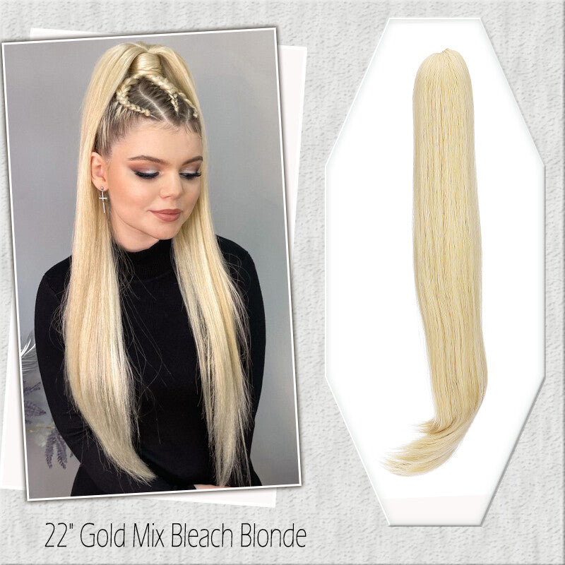 Fake Ponytail Clip-In Hair Extension Thick Natural Look 14 Inches