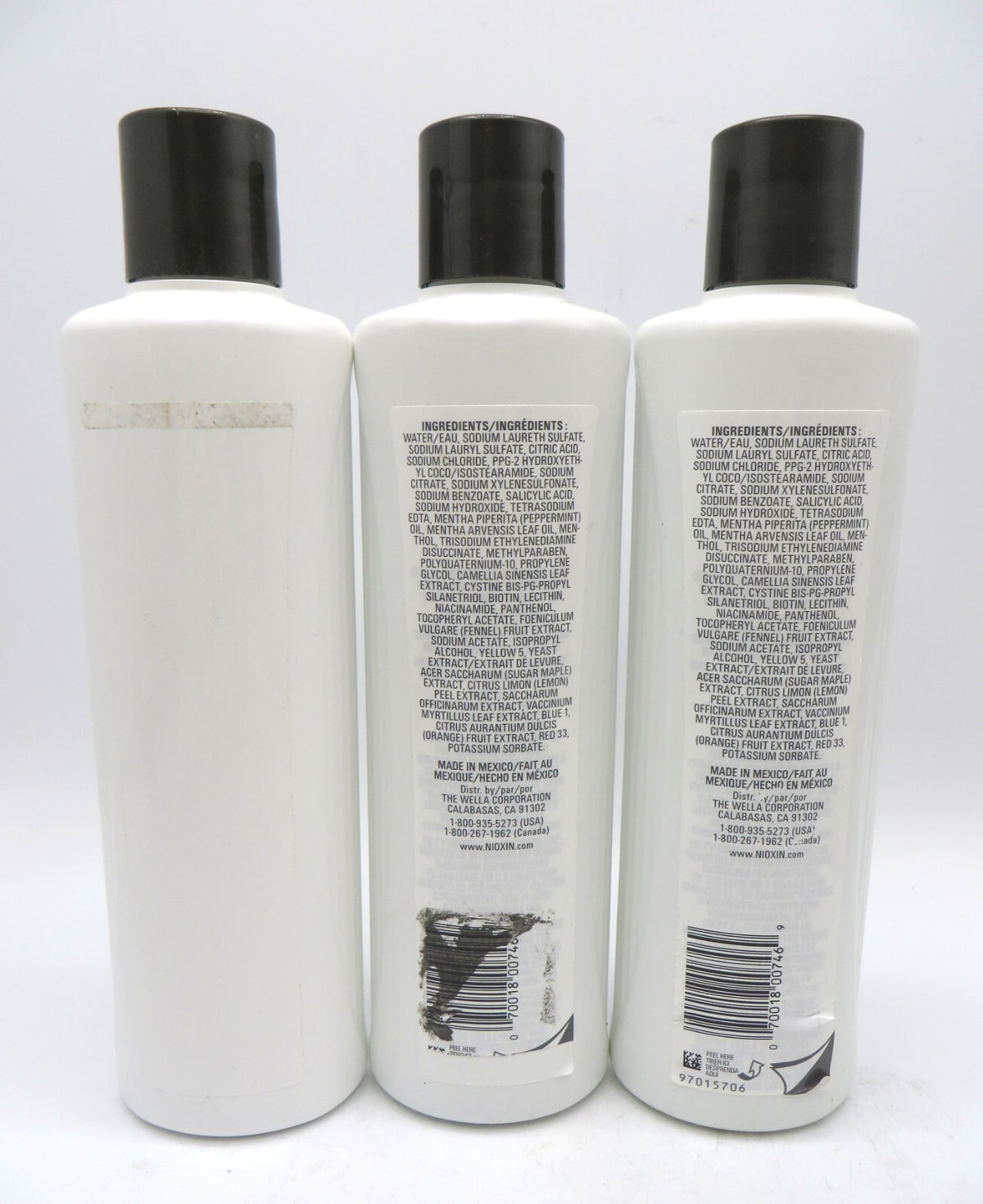 Nioxin System 4 Cleanser 10.1 oz Shampoo (Pack of 3)