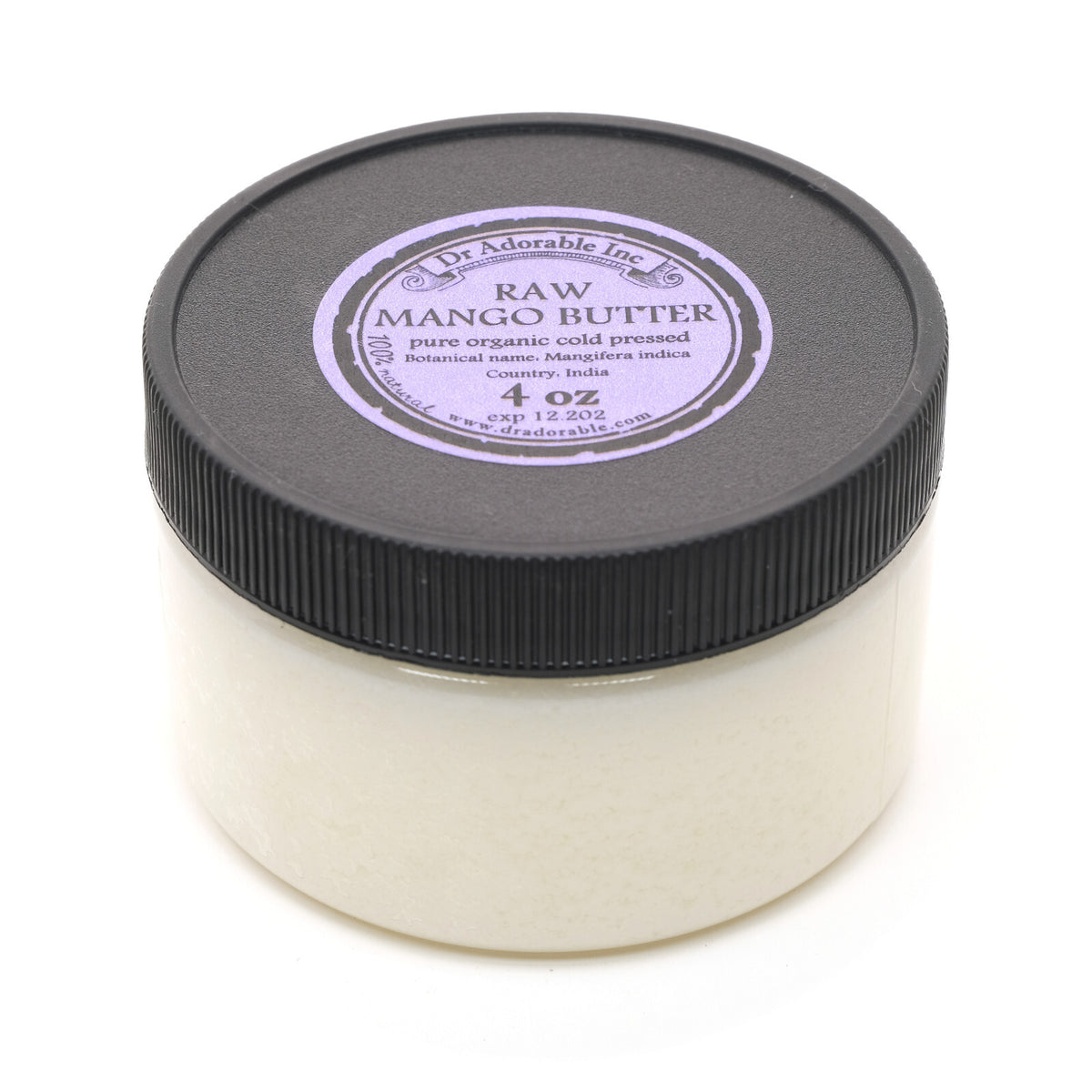 Organic Cold Pressed Mango Butter Raw