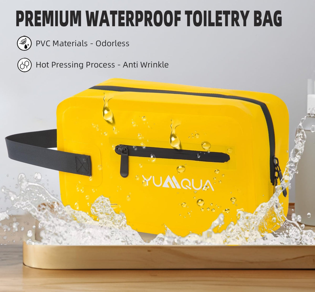 Waterproof Travel Toiletry Bag Men Hanging Organizer Shaving Storage Pouch