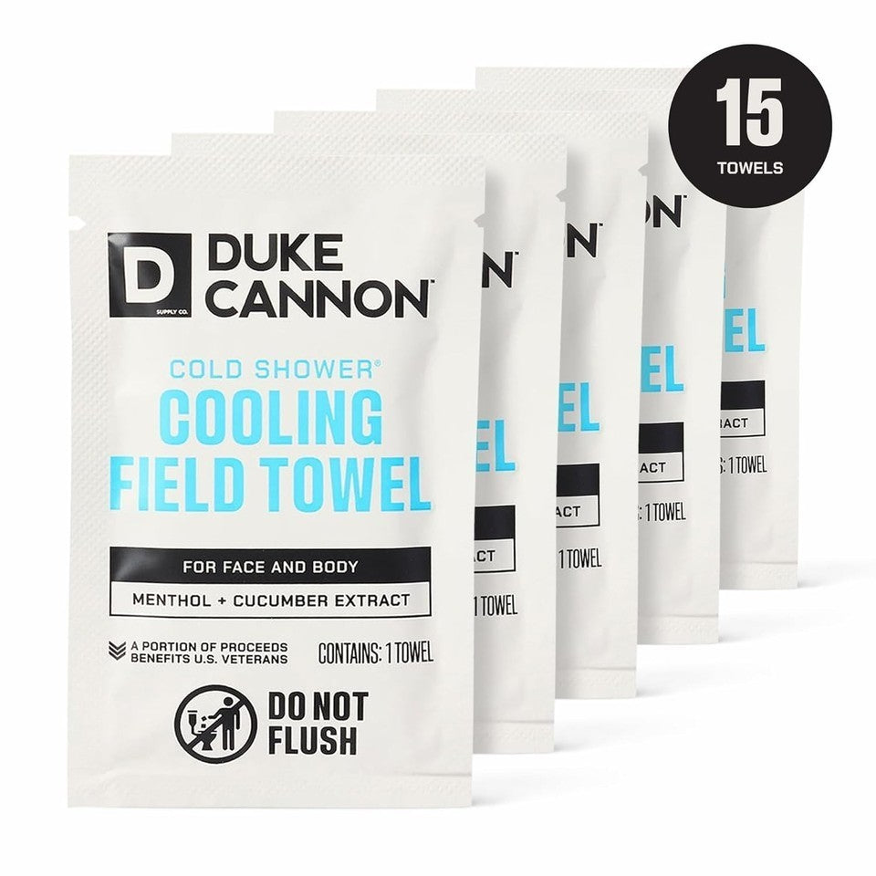 Cooling Field Towels - 15 Pack Refresh & Cool Down for Sports Camping Travel