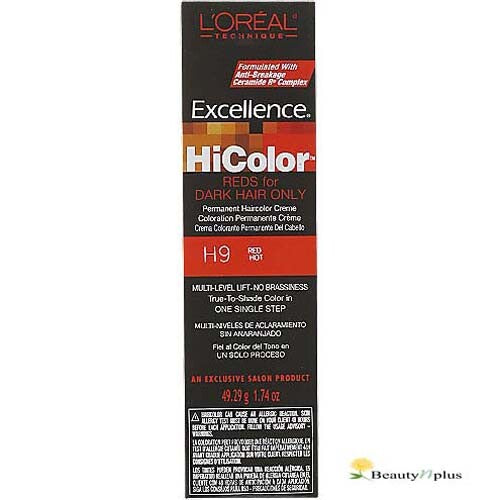 Hair Color for Dark Hair, Professional Permanent Creme - 1.74oz (6 Pack)