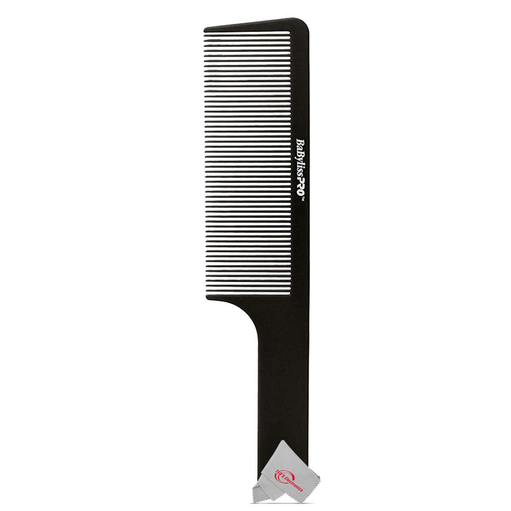 Barberology 9 Inch Clipper Comb Set - Black, Durable, Ergonomic, for Fade & Trim