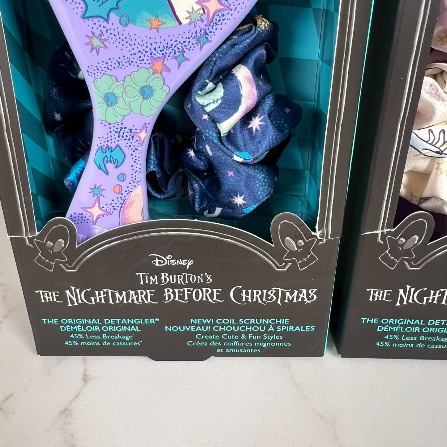 Disney Nightmare Before Christmas Detangler Brush Jack & Sally Limited Edition