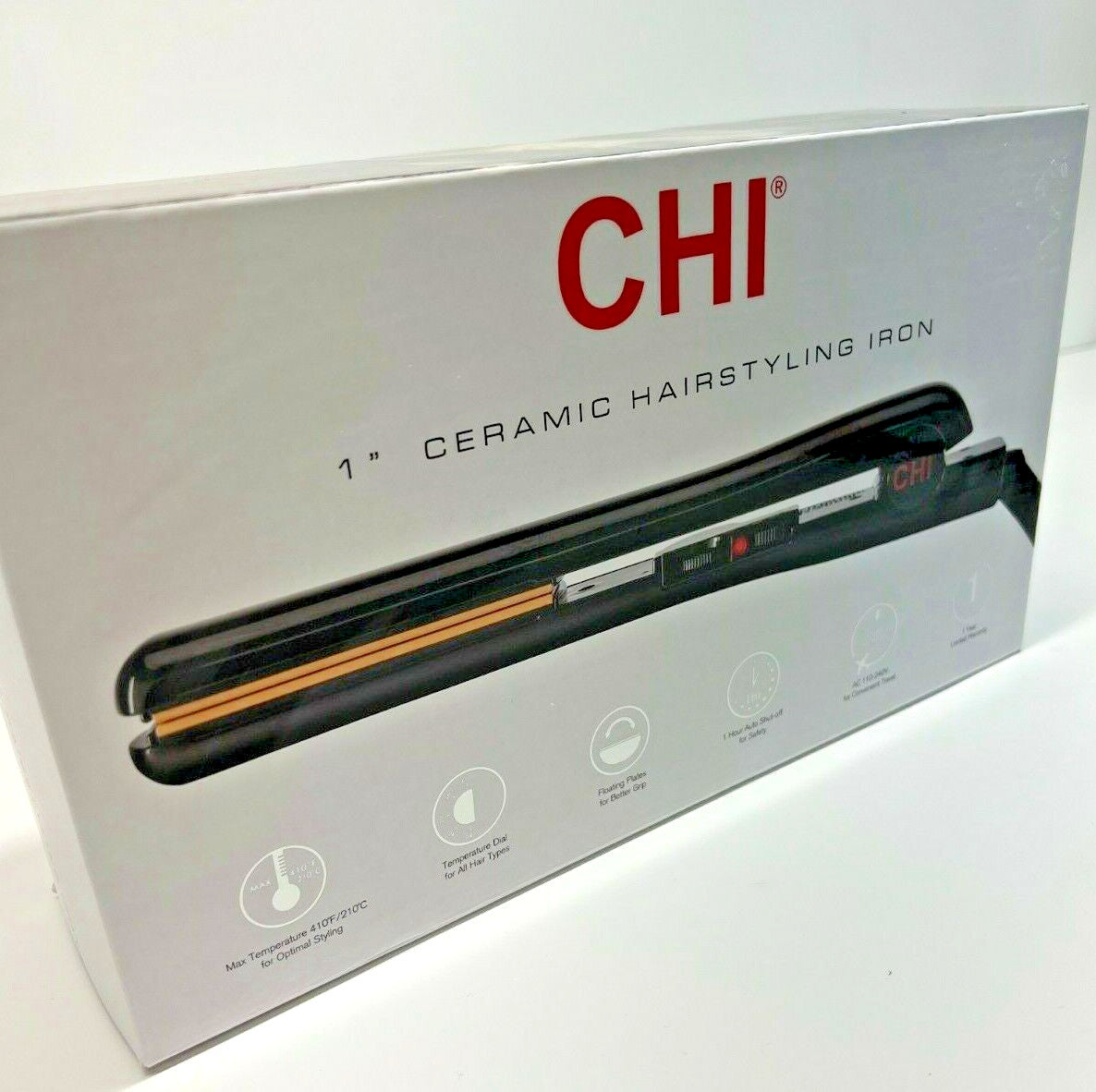 Ceramic Flat Iron Hair Straightener 1 Inch - Ionic Hair Styling Tool