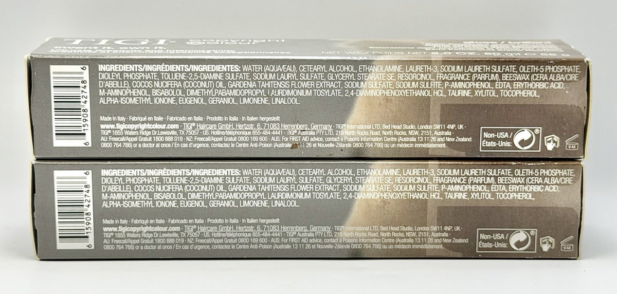 Demi-Permanent Hair Color 5/07 Light Natural Green - 2oz (2 Pack)