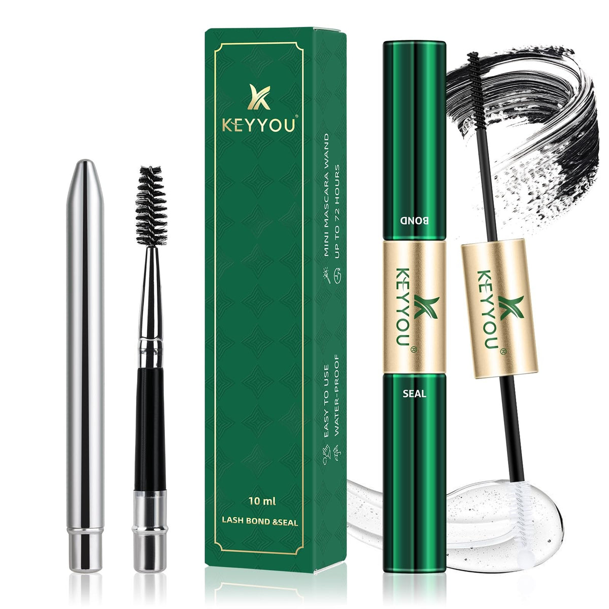 Waterproof Lash Cluster Glue - 72H Strong Hold for DIY Eyelash Extensions 10ml