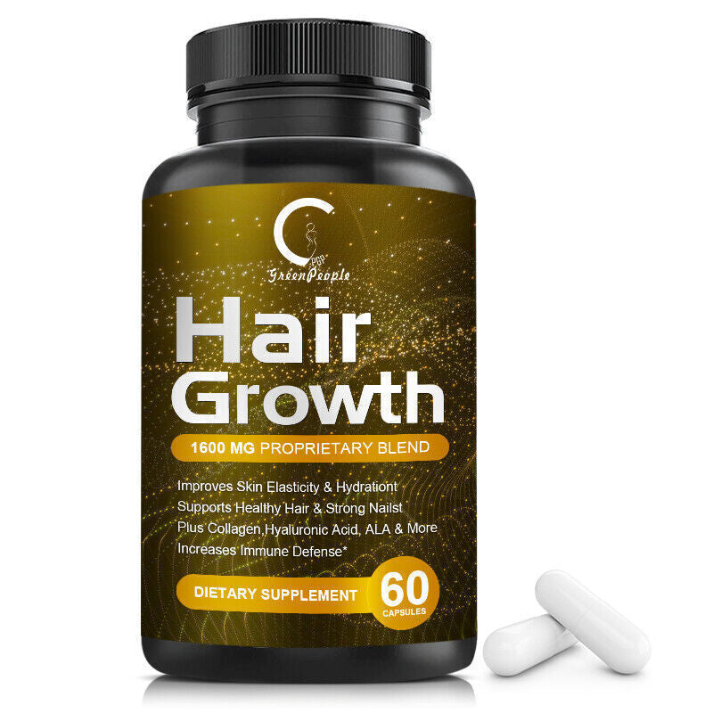 Hair Growth Capsules - 60 Count DHT Blocker Supplement