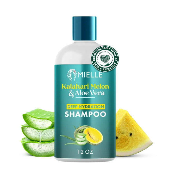 Kalahari Melon & Aloe Vera Hair Care Set - Shampoo Conditioner Oil Curl Glaze