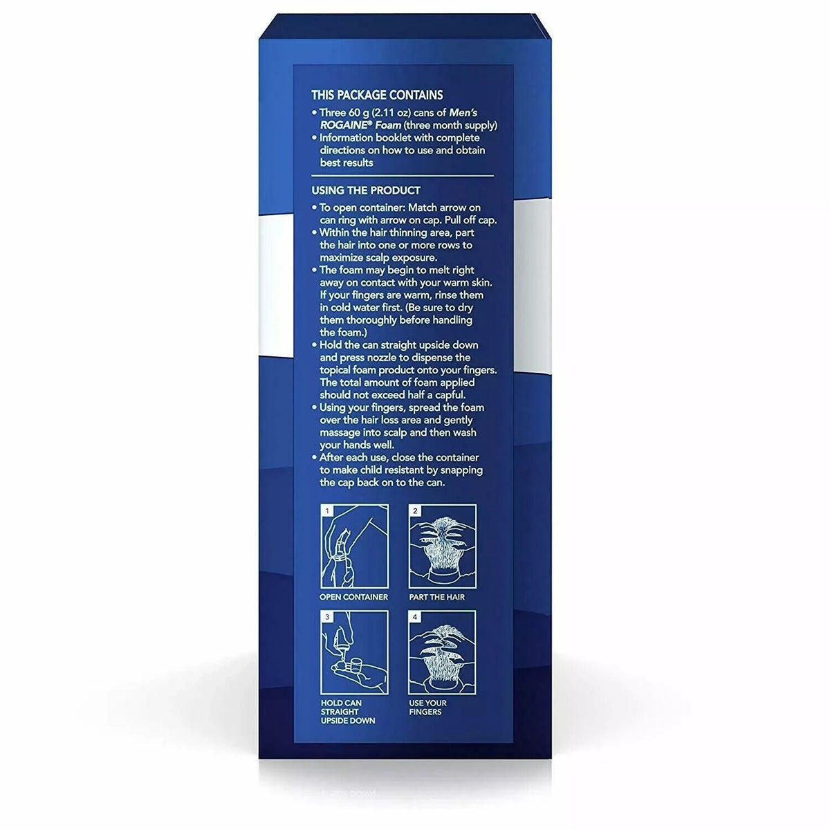 5% Minoxidil Hair Regrowth Foam for Men - 3 Month Supply