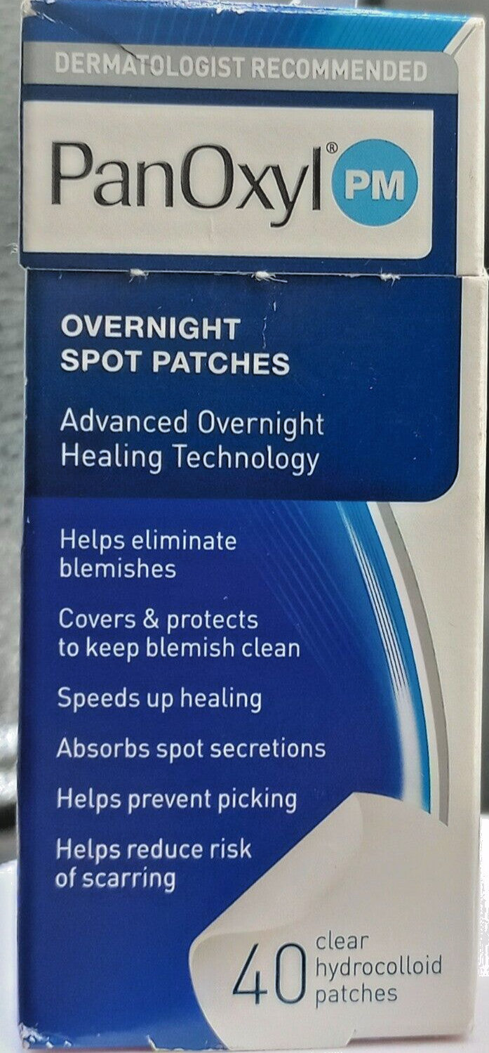 Hydrocolloid Acne Spot Patches - Clear Overnight Healing 40 Patches