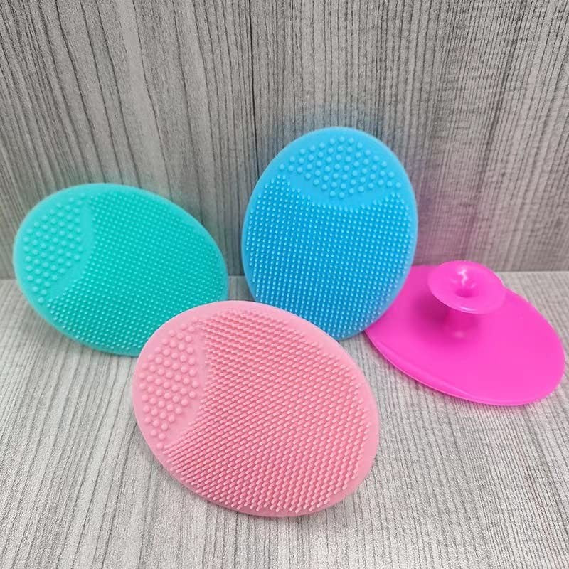 Silicone Facial Cleansing Brush - Pack of 4 Skin Care Face Scrubbers