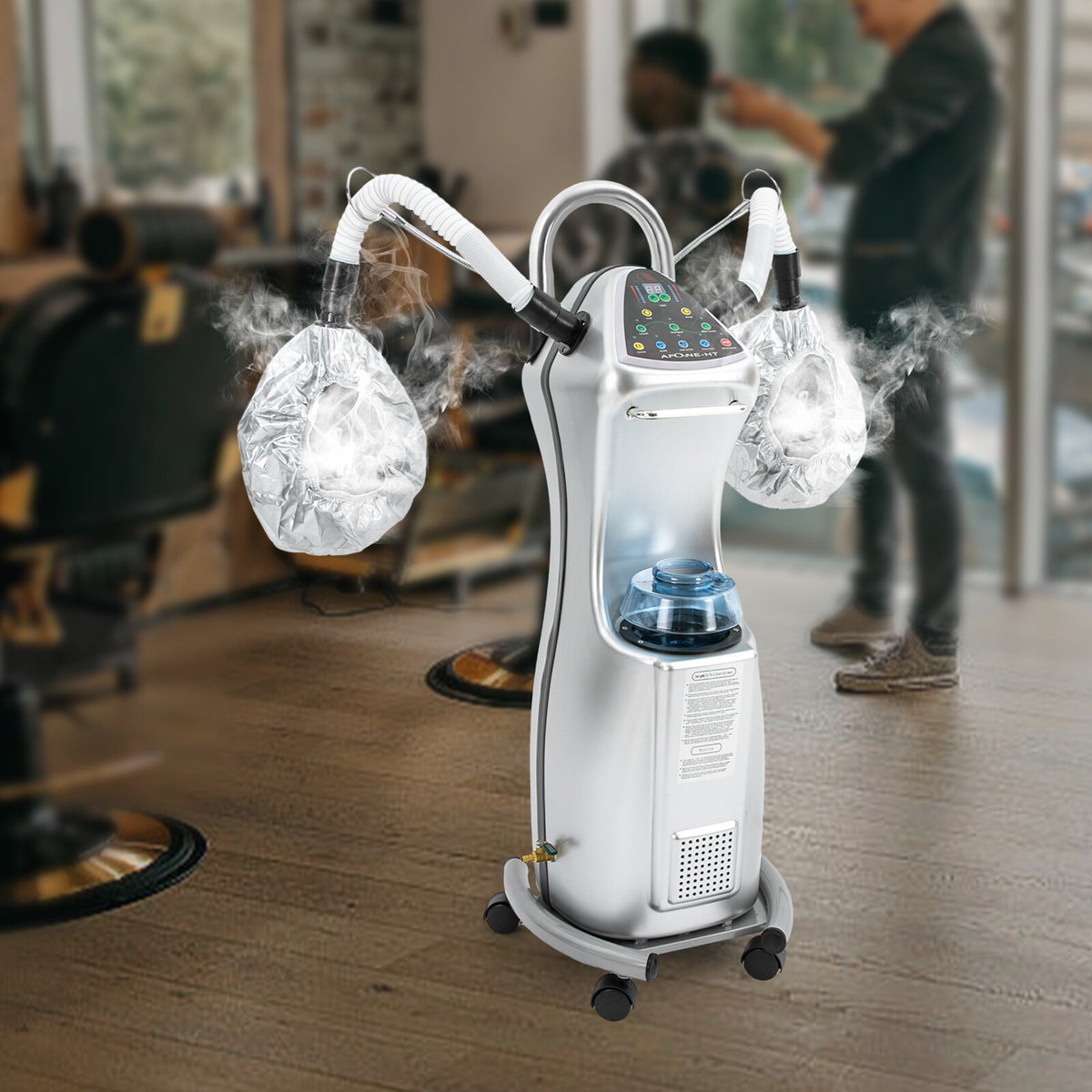 Professional Hair Steamer with Ozone Function - Adjustable Standing Hair Treatment Machine 110V