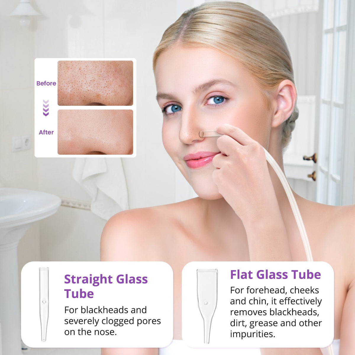 3-in-1 Mini Diamond Microdermabrasion Facial Peel Machine for Home Spa US