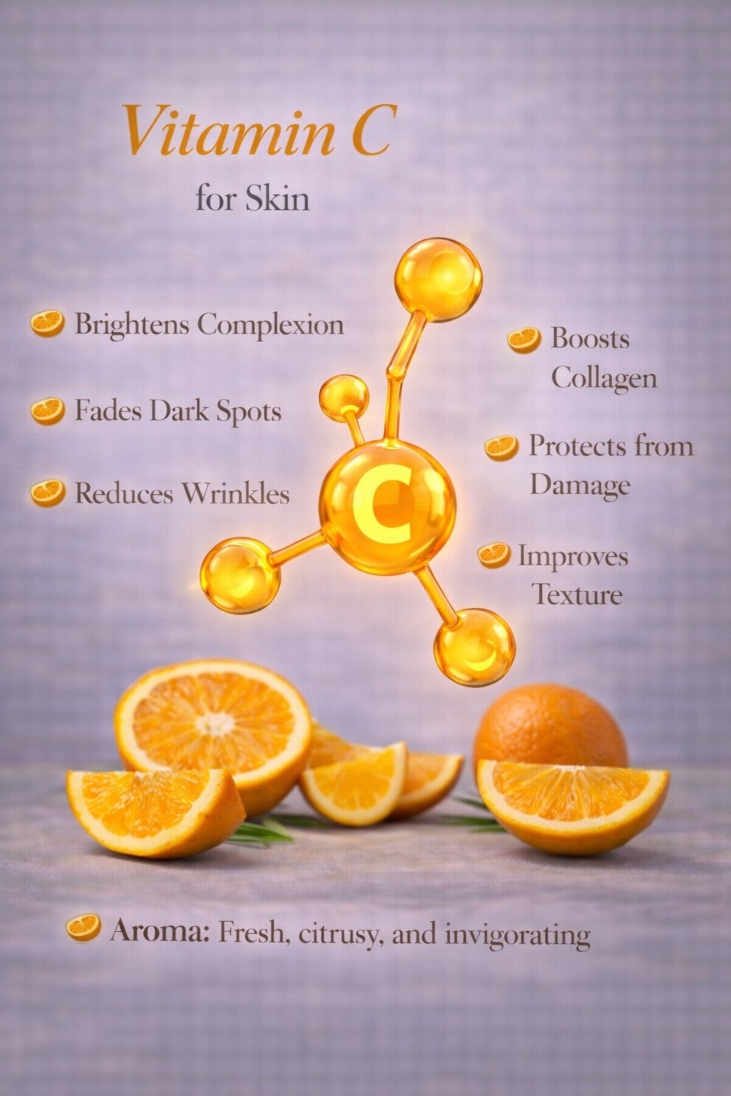Vitamin C Anti-Aging Day Cream with Dead Sea Minerals - Brightening Moisturizer 1.69 oz