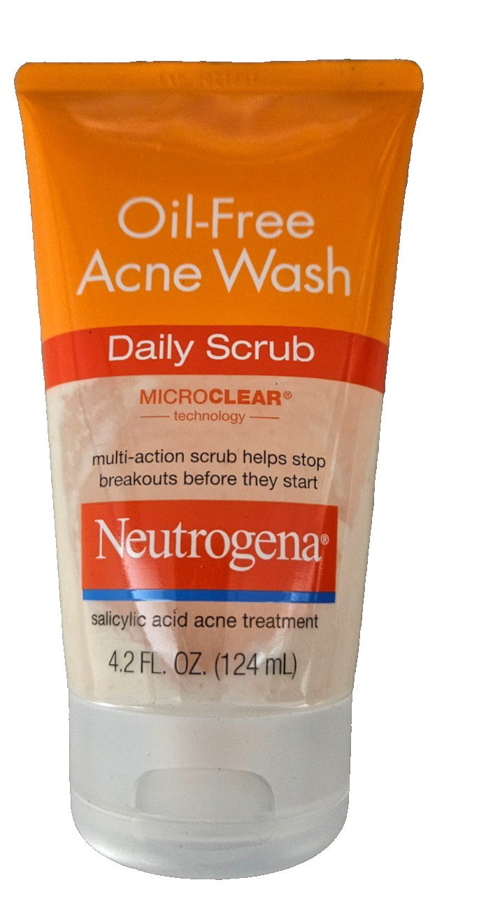 Neutrogena Oil-Free Acne Wash Daily Scrub 4.2oz - Clear Skin