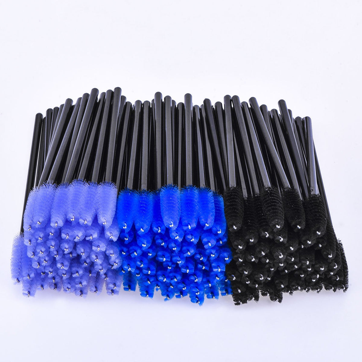 Disposable Eyelash Mascara Wands Set - Multicolor Head, 300 Pieces