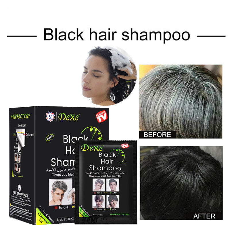 Hair Dye Shampoo - Instant Color, 10x25ml Box