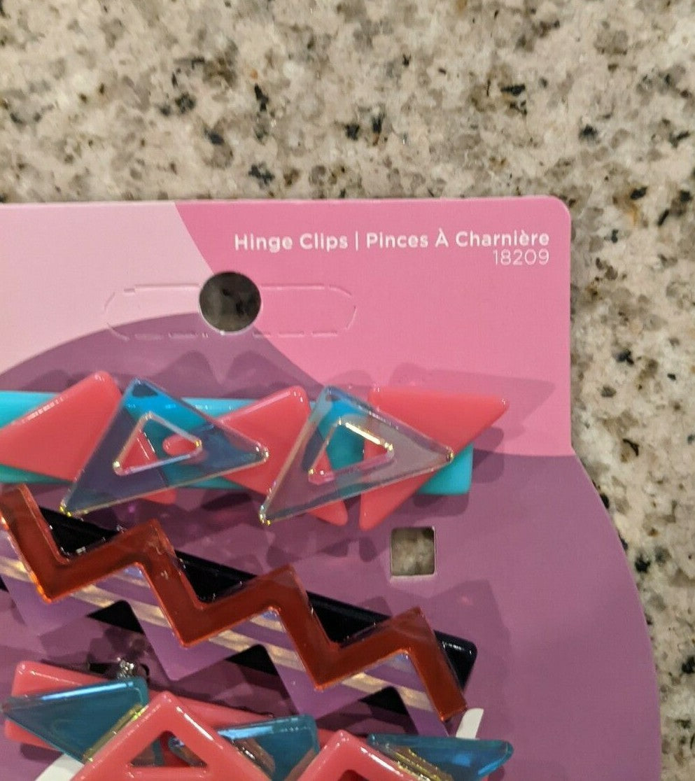 Goody 90s Slideproof 3" Hair Snap Clips Nostalgia Pain-Free 3 ct x 2