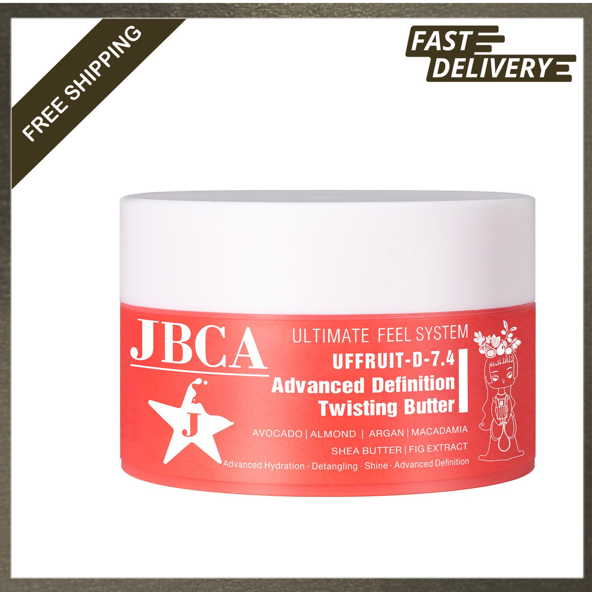 Twisting Butter for Natural Hair 1.69 oz – Twist Outs & Braid Outs Moisturizing Styler
