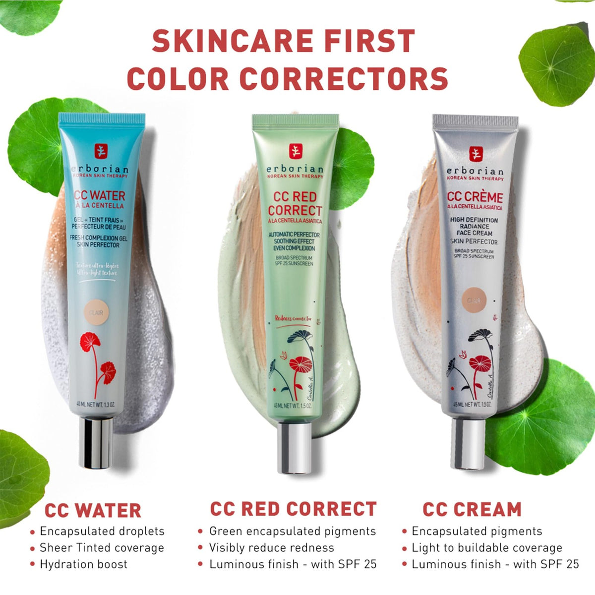 Lightweight Hydrating CC Water for Fair Skin - 1.3 oz
