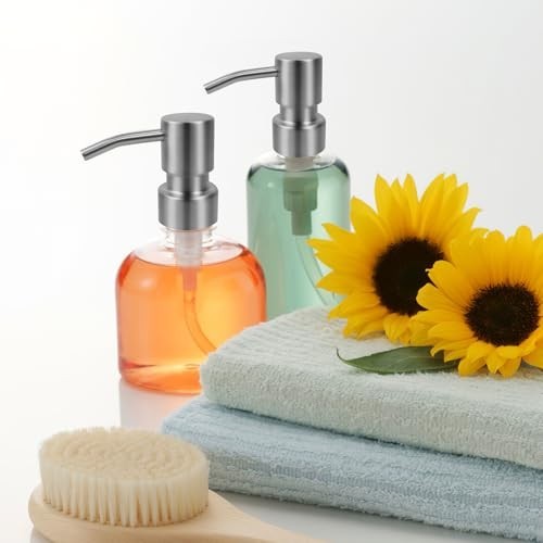 304 Stainless Steel Soap Dispenser Pump 28/400 Thread Replacement - No Leak