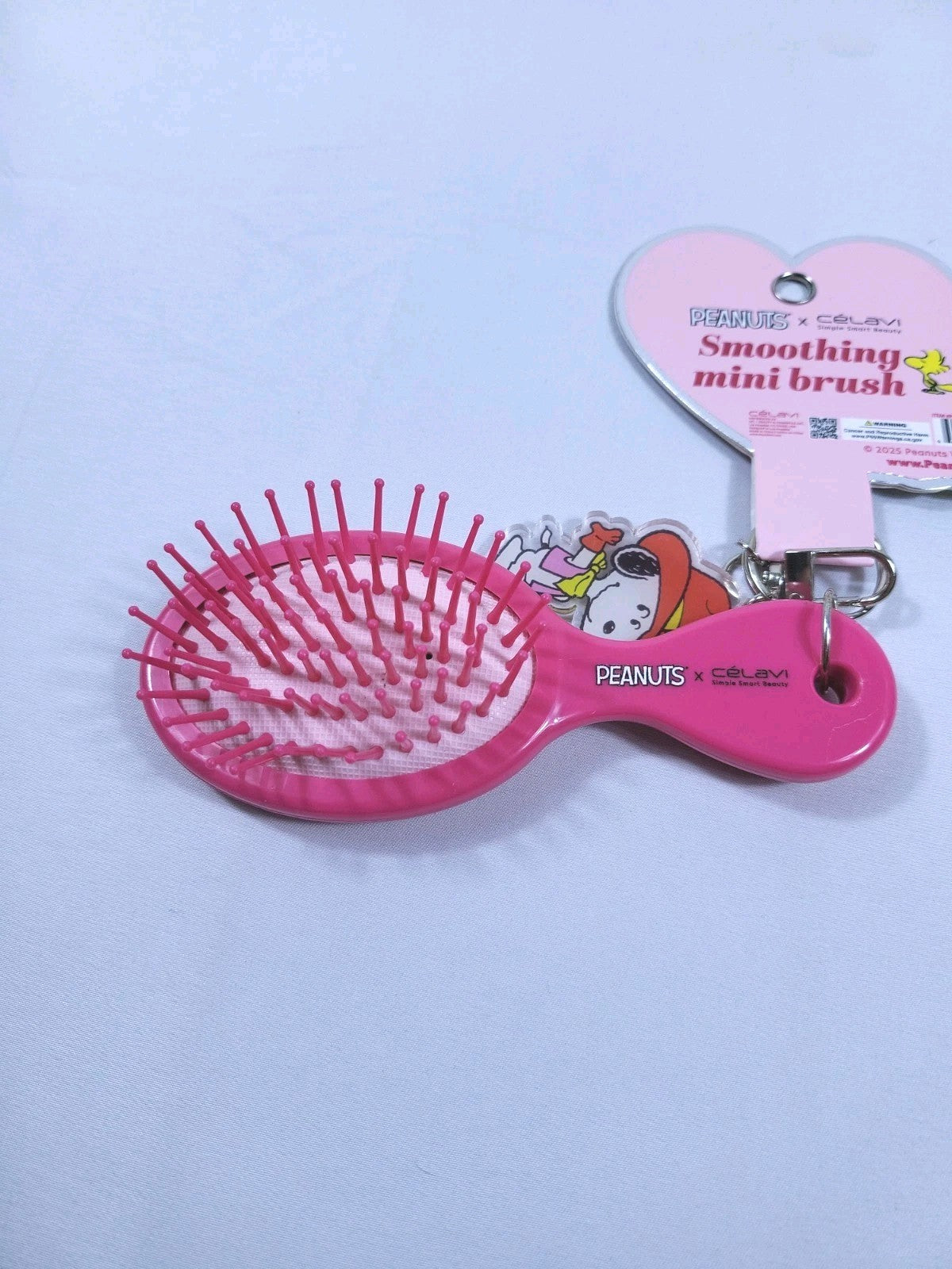 Limited Edition Snoopy Mini Brush with Keychain - Celavi X Peanuts Collectible