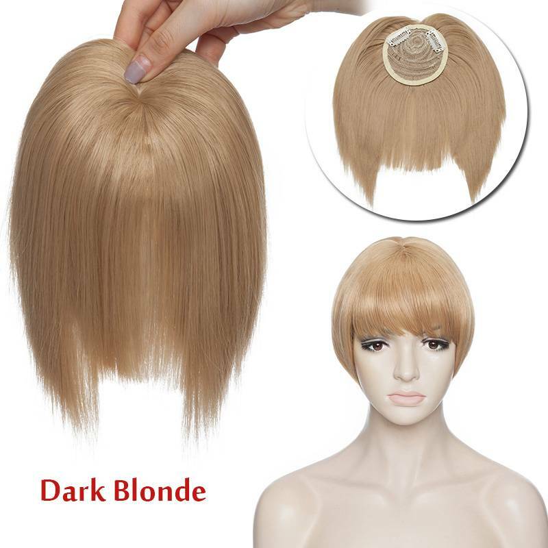 Clip-In Hair Bangs Extensions - Wispy, Natural, 9-inch Styles