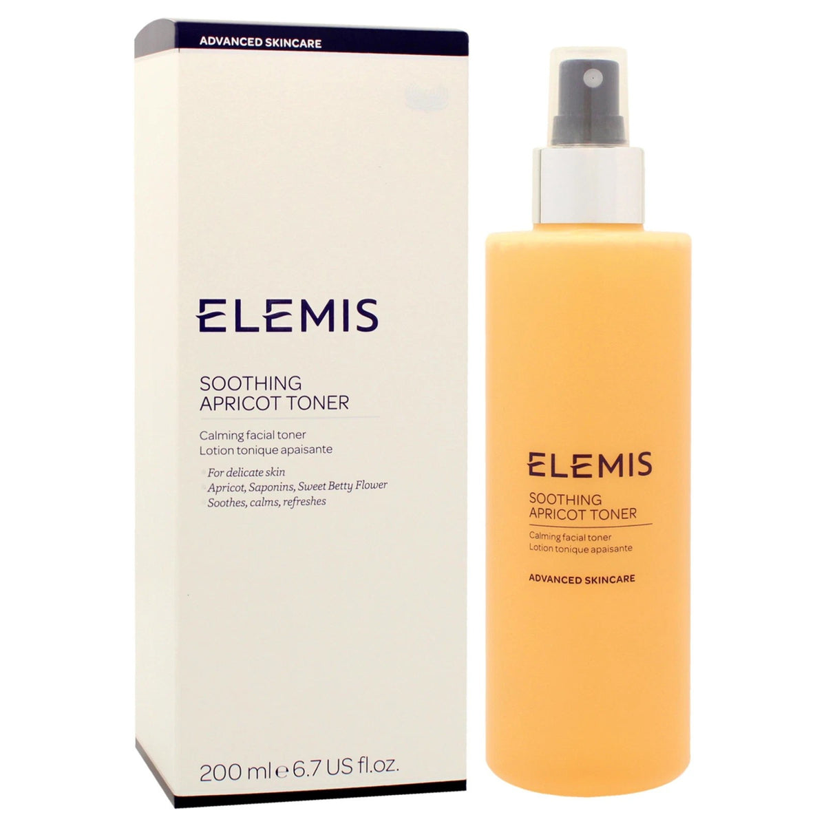 Elemis Soothing Apricot Toner Alcohol-Free 200 ml — Hydrating Calming Facial Toner