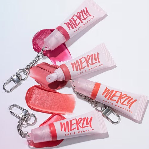 Lip Tint Key Ring — 3-Color Set, Matte Putty Texture, Blurring Finish