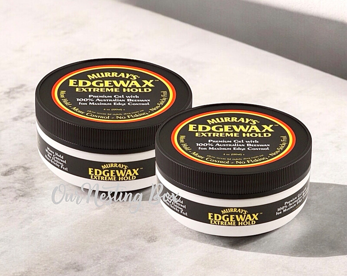 Extreme Hold Hair Wax - 4 oz with Beeswax for Strong Style & Shine
