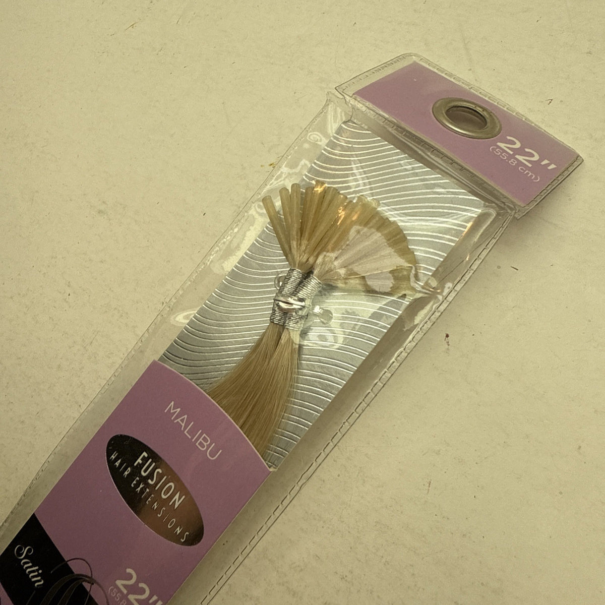 Satin Strands I Tips 22" Human Hair Blonde Extensions Brand New Sealed