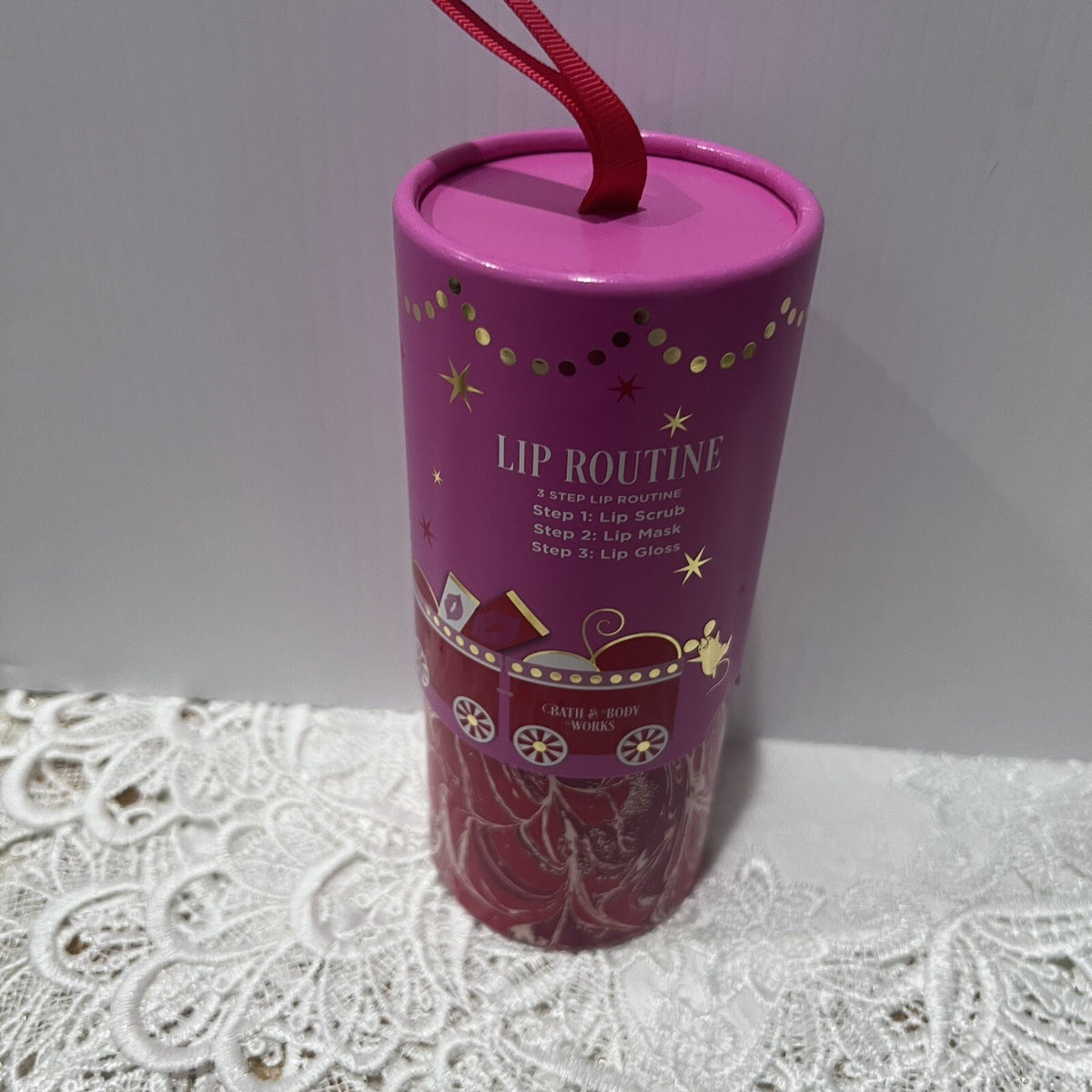 Lip Gloss, Lip Scrub & Lip Mask Gift Set - Champagne Toast 3 Piece