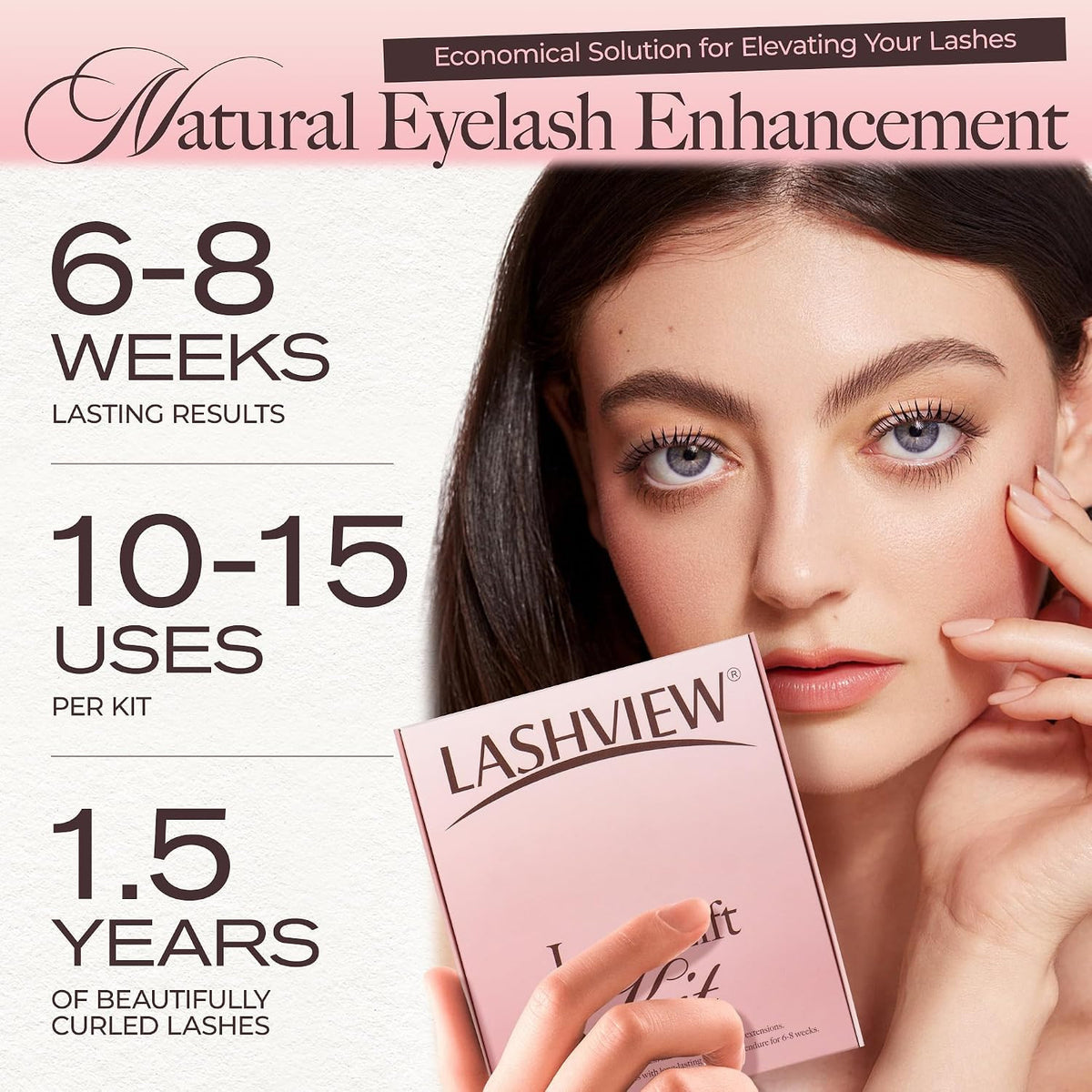 Professional Lash Lift Kit with Silicone Pads & Glue for Eyelash Perming