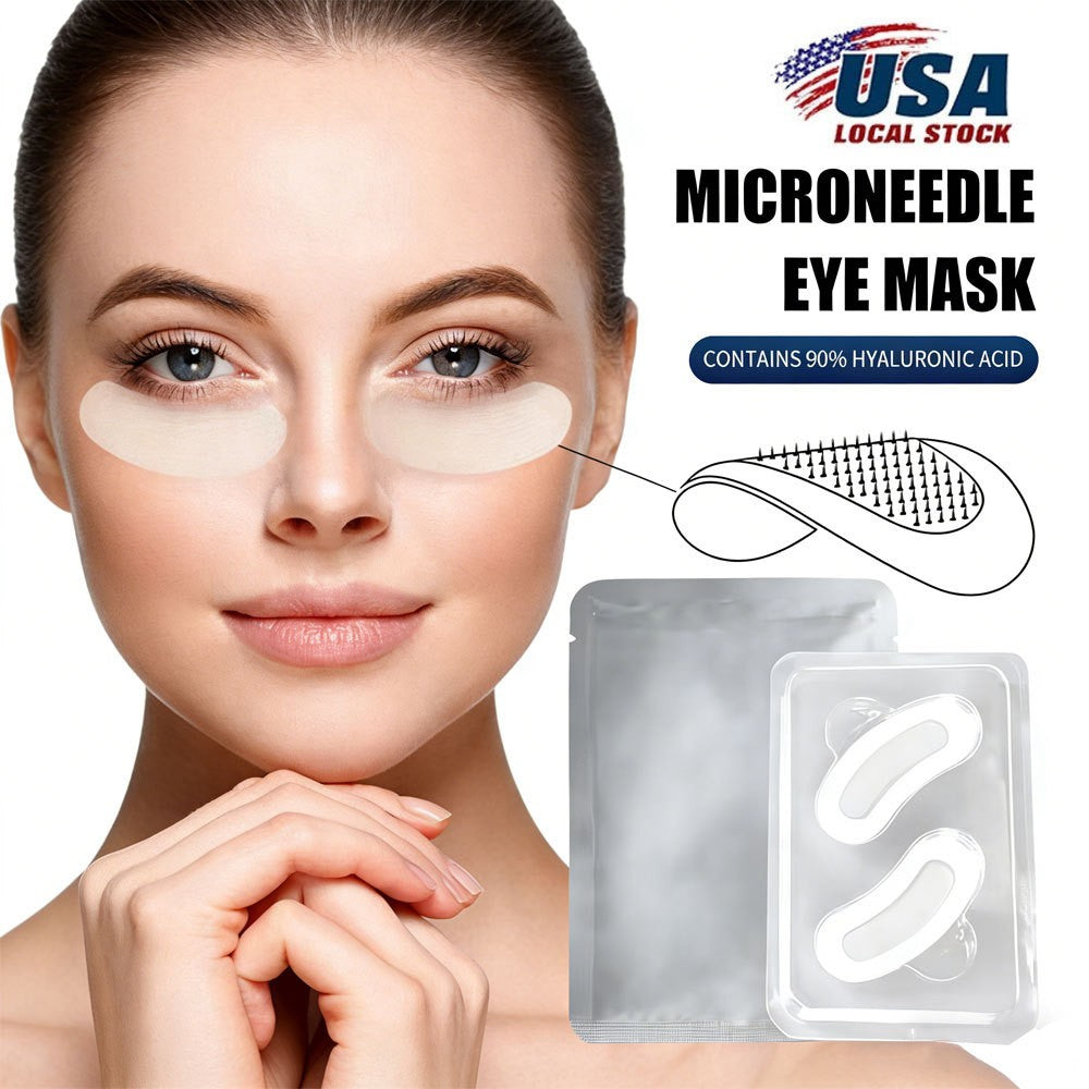 Hyaluronic Acid Microneedle Eye Patches for Wrinkle & Dark Circles Reduction