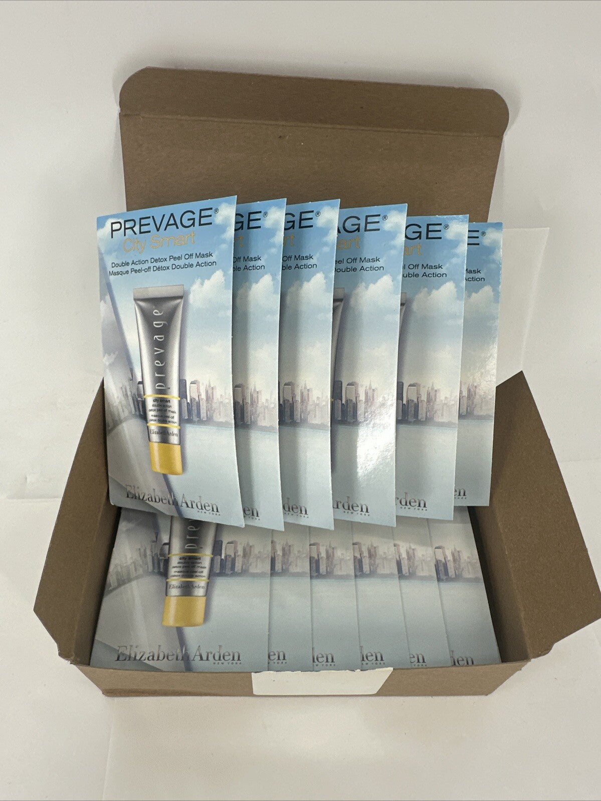 12 Samples Elizabeth Arden Prevage City Smart Detox Peel Off Face Masks