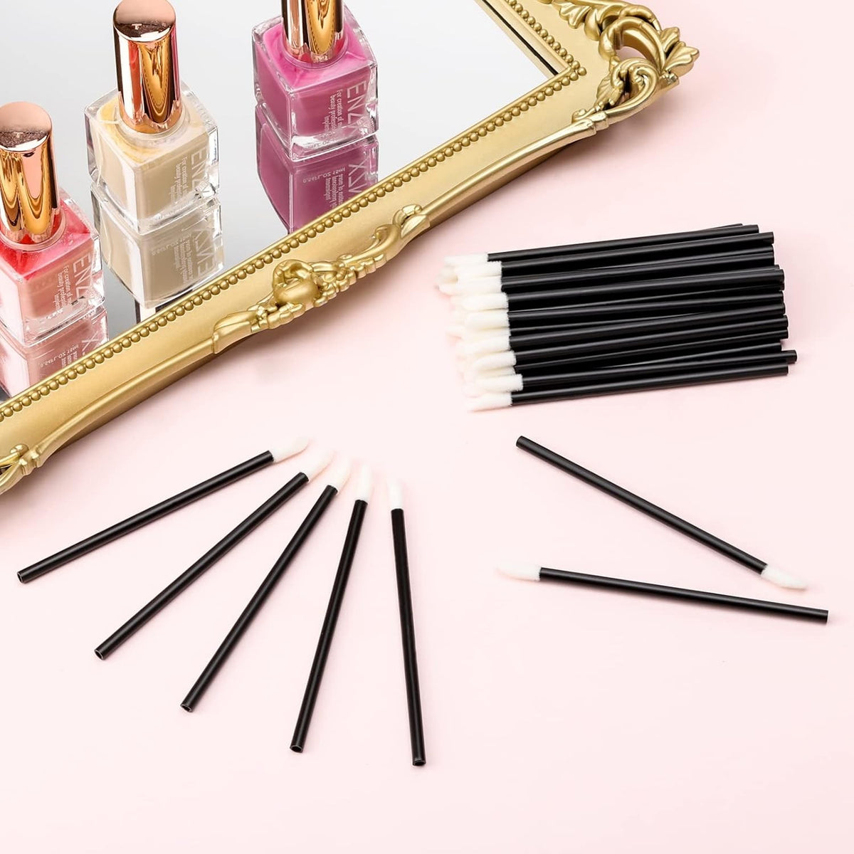 Disposable Lip Brush Wands Set for Precise Makeup Application