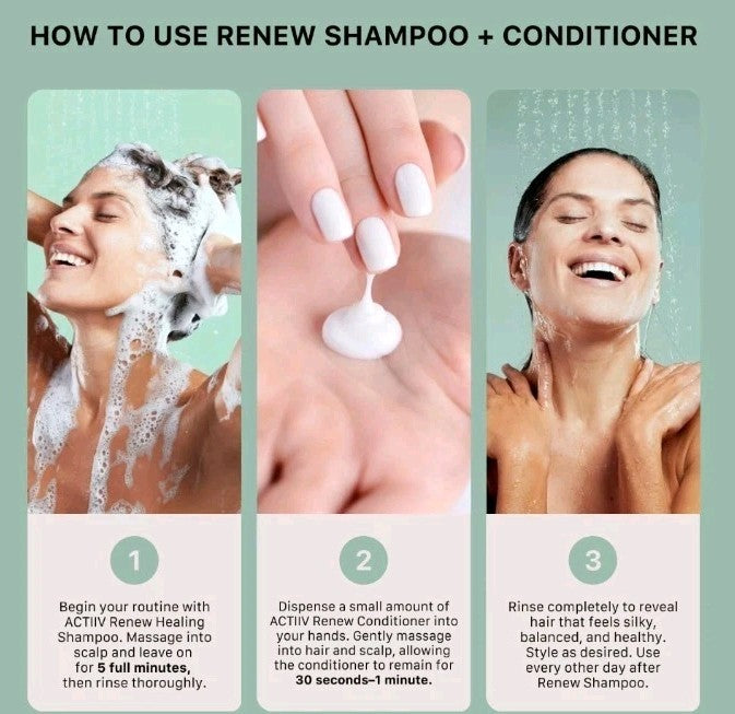 Renew Hair Healing Shampoo & Conditioner Travel Duo