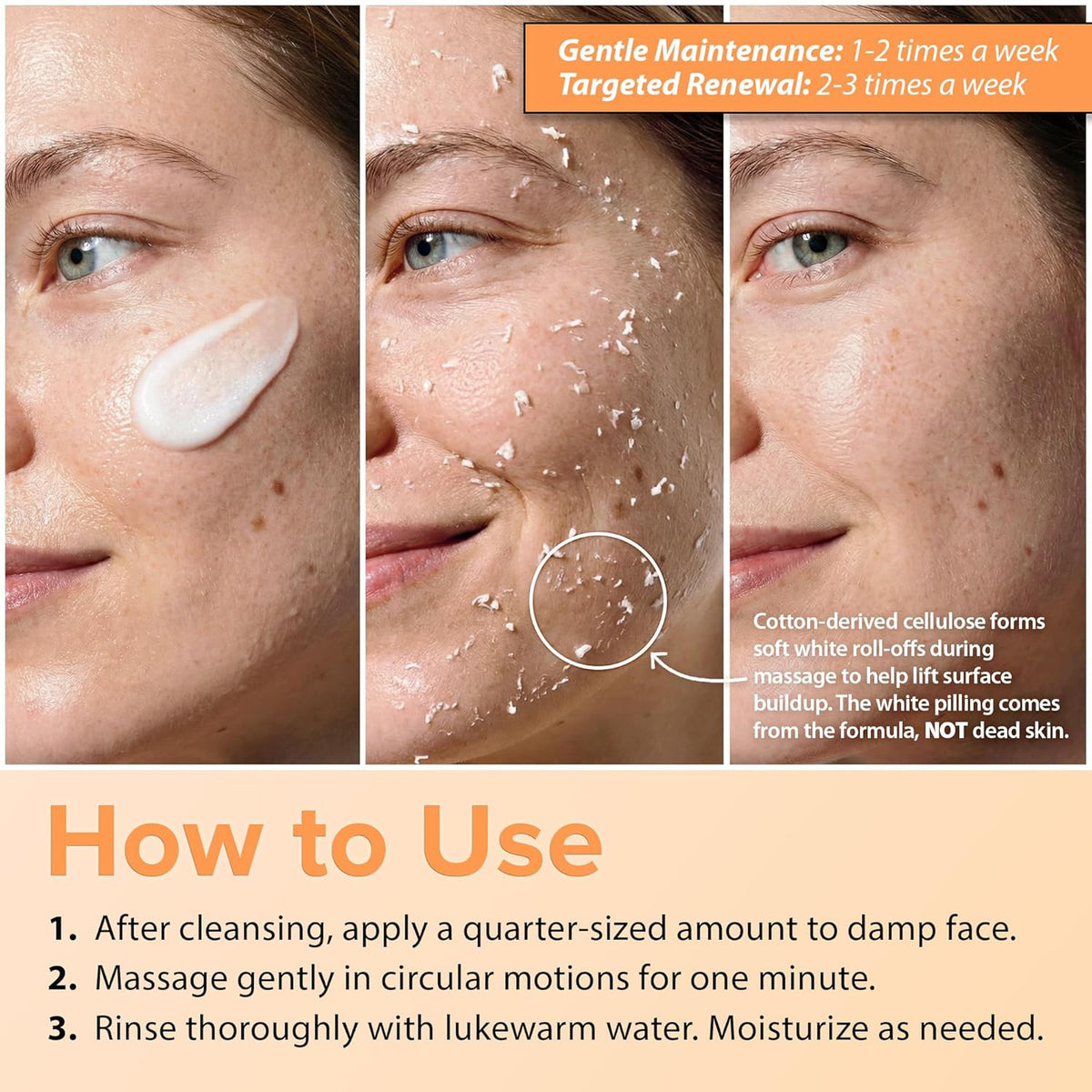 Brightening Peeling Gel with Cellulose Rice Papaya Hyaluronic Acid