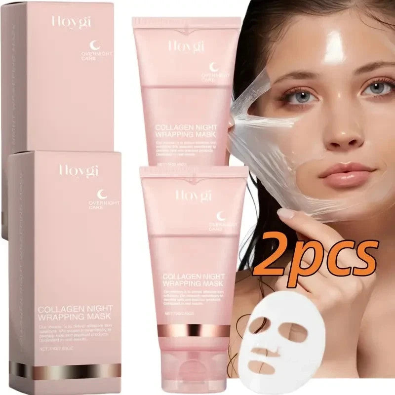 Collagen Night Wrapping Mask - Hydrating Peel Off (2 Pack)