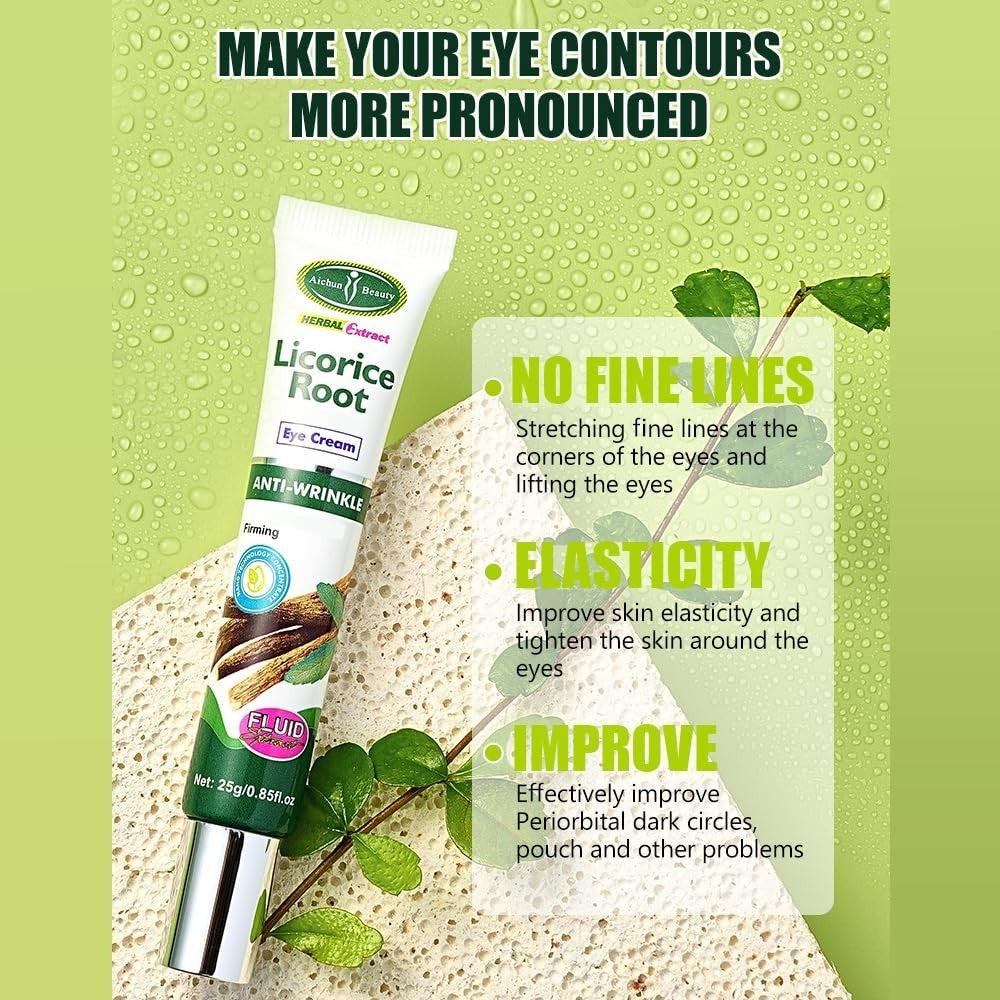 Licorice Root Eye Cream for Wrinkles Dark Circles Firming 25g