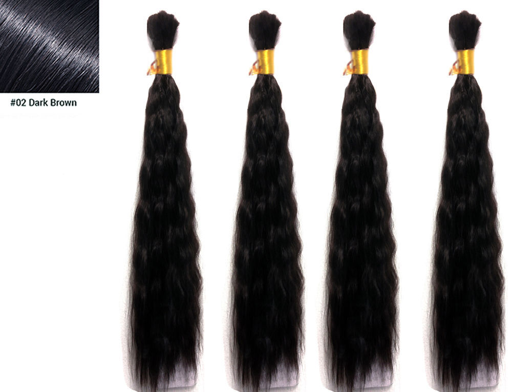 Box Braiding Hair Synthetic Wet & Wavy 18 Inch Pack of 2