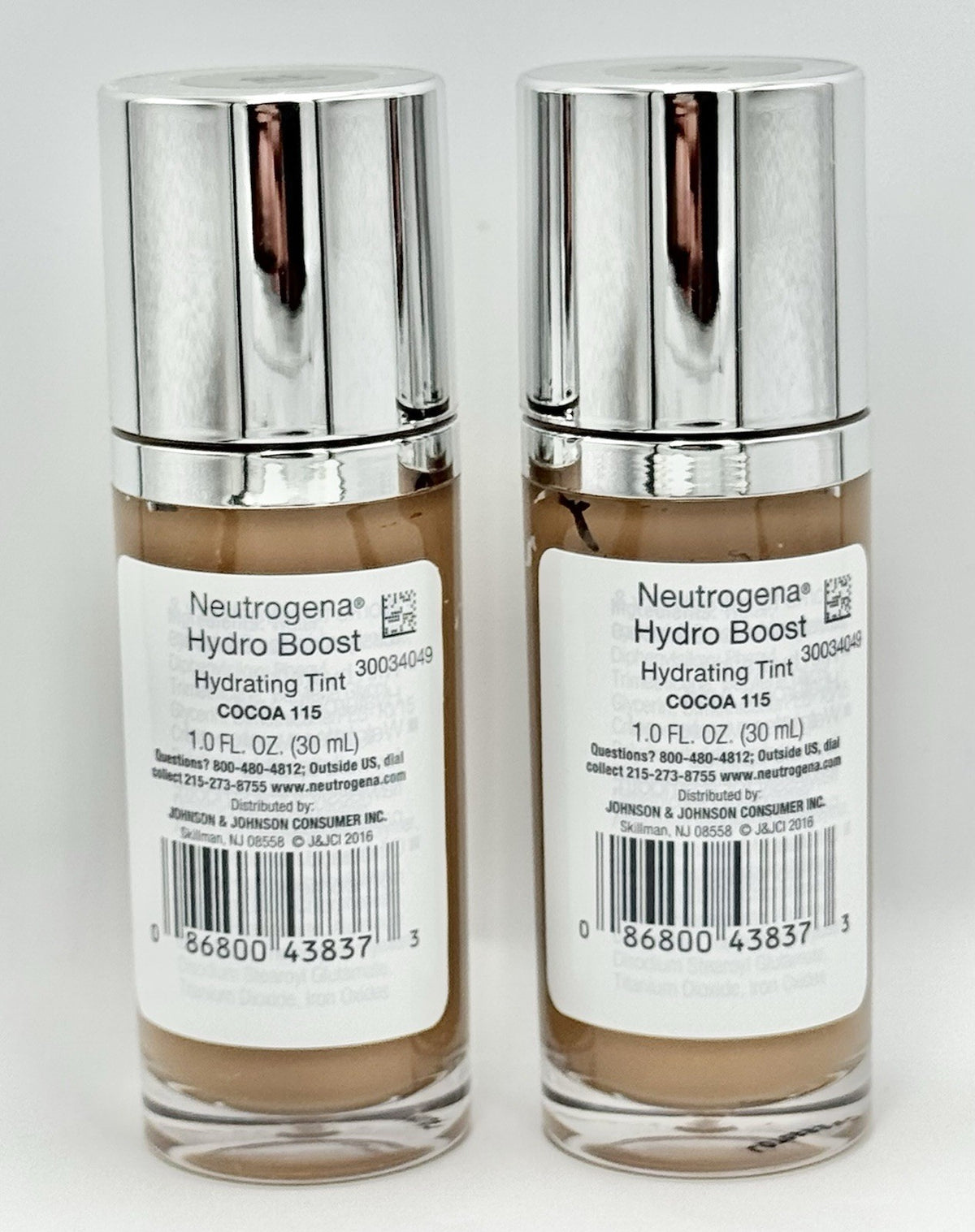 Neutrogena Hydro Boost Hydrating Tint -Cocoa 115 - 1 fl. oz. (2 PACK)