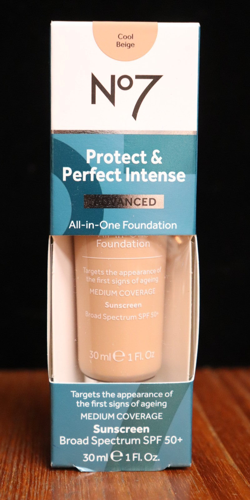 No7 Protect & Perfect Intense Advanced SPF 50+ Foundation Cool Beige