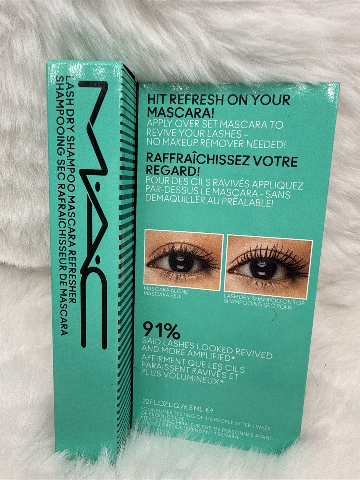 MAC Lash Dry Shampoo Mascara Refresher Black 6.5mL Full Size