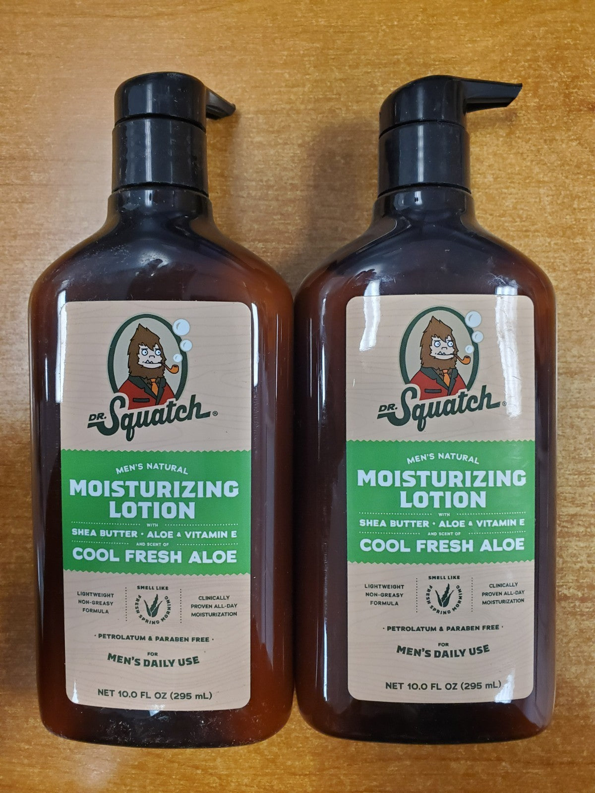 Men's Natural Moisturizing Lotion Cool Fresh Aloe - 2 Pack