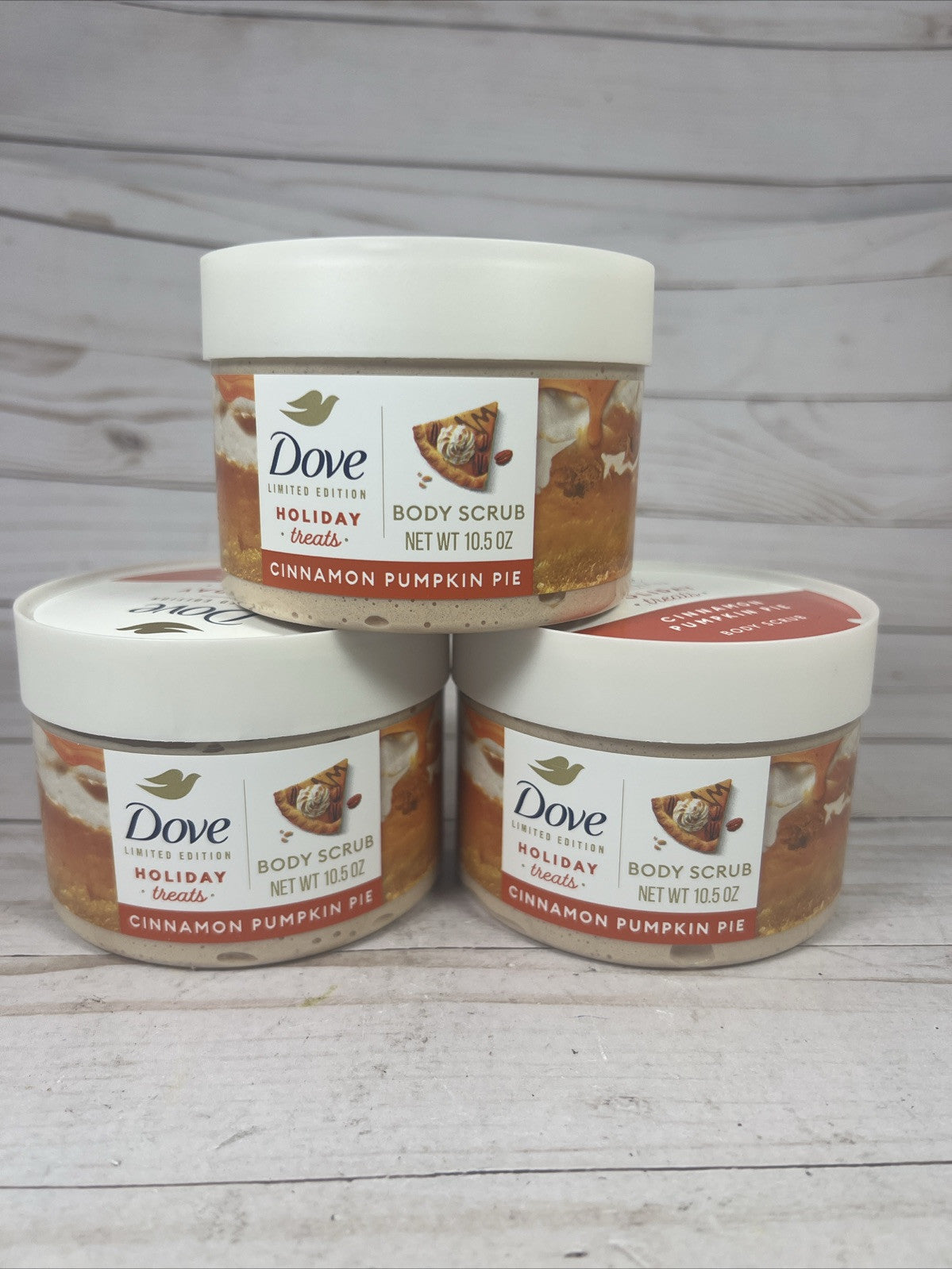 Dove Limited Edition Holiday Treats CINNAMON PUMPKIN PIE Body Scrub