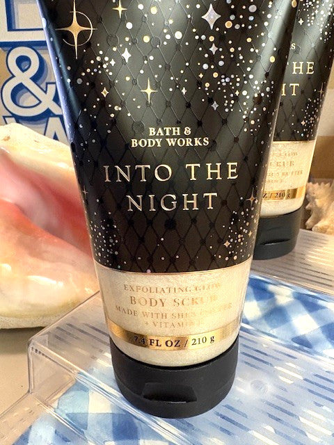 NEW! Bath & Body Works INTO THE NIGHT Foaming Sugar Scrub (7.4 oz) x
